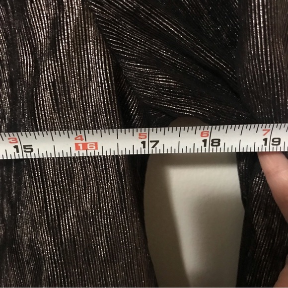 Judy Joannou Designs Women’s Metallic Shimmer Brown Jacket - Picture 6 of 7